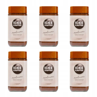 Instantná káva - 6x IDEE KAFFE GOLD 100g rozpustný + ZADARMO!