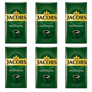 Káva mletá - 6x JACOBS KRONUNG 500g mletá káva + ZDARMA!