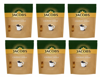 Instantná káva - 6x Káva Jacobs Cronat Gold Rozpustné 150g