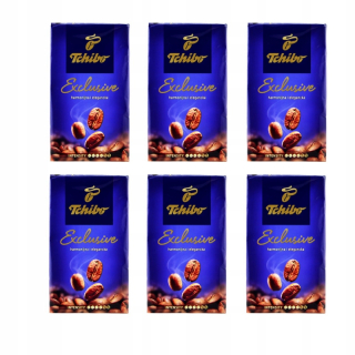 Káva mletá -  6x mletý kávový tchibo exkluzívny 250g