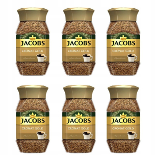 Instantná káva -  6x Káva hnojenia Jacobs Cronat Gold 100g