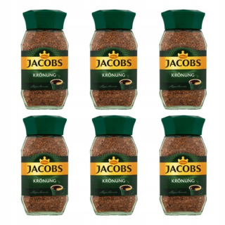 Instantná káva -  6x rozpustná káva Jacobs Kronung 100g
