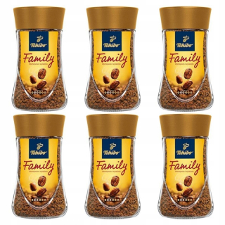 Instantná káva -  6x instantná káva Tchibo Family 100g