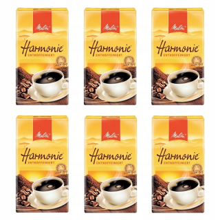 Káva mletá -  6x melitta harmonie defaffe coffee 500g + zadarmo