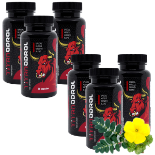 Testosterón - 6x PRÍRODNÝ TESTOSTERÓNOVÝ ZVYŠOVAČ - svalová hmota