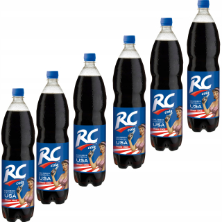 6x RC COLA 1.5L Kráľovský korunný náročný nápoj.