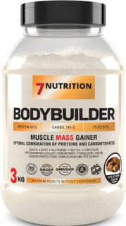Gainer - 7 NUTRITION BODYBUILDER 3000g - jahoda, banán