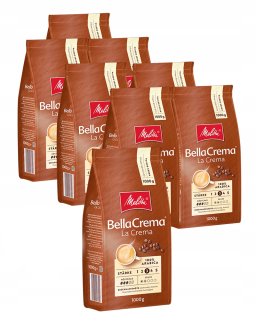Zrnková káva -  7 x Melitta Bellacrema La Crema 1 kg + 1 kg ZADARMO