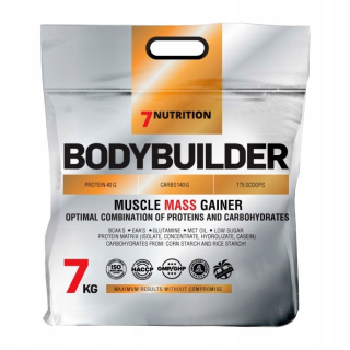 Gainer - 7-násťročné BodyBuilder 7000g Power Energy Vanilka