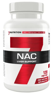 Aminokyseliny - 7Nutrition NAC 120 kapsúl. N-acetylcysteín detoks