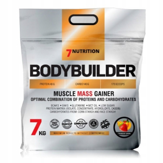 Gainer - 7Nutrition BodyBuilder - 7 kg bielej čokolády