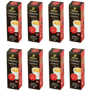 Kávové kapsule - 8 x tchibo cafissimo espresso elegantná aróma 80