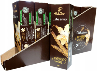 Kávové kapsule - 80 kapsúl Tchibo Cafissimo espresso vanilka