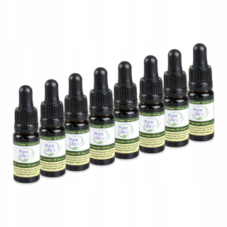 CBD - 8xolejek Konop. Pure Life 5% CBD 500 mg / 10 ml + ZADARMO