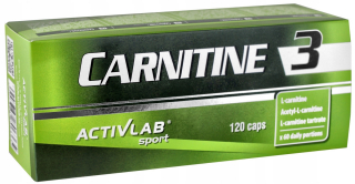 Spaľovač tuku - ActiveLab Carnitín 3 120Kaps L-karnitínsky horák!