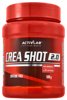 Kreatín - ACTIVLAB CREA SHOT 2,0 500g ČERPADLO PREDCvičením
