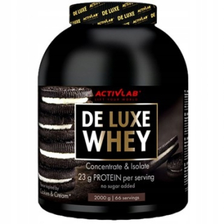 Proteín - ActivLab de Luxe Whrees 2000g Cookie Bielch + Shaker