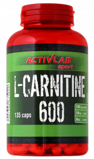 Spaľovač tuku - ACTIVLAB L-KARNITÍN 600 REDUKCIA KARNITÍNU 600 135k