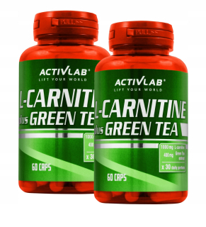 Spaľovač tuku - ActivLab L-karnitín Zelený čaj 120k Carni Tea