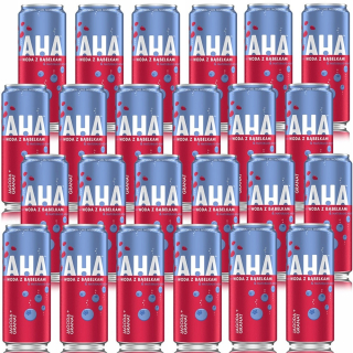 Aha voda s bublinkami nula 24x330ml bez cukru