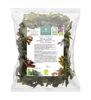 Japonska kuchyňa - Morské riasy sušené - wakame bio 100 g (taška f