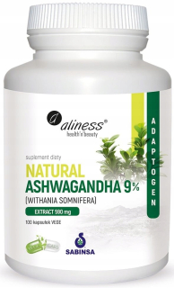 ALINESS ASHWAGANDHA EXTRAKT 9% 100k ŽENŠEN