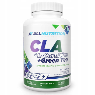 Spaľovač tuku - Allutrition CLA + L-Carnitín + Zelený čaj 120C Socha