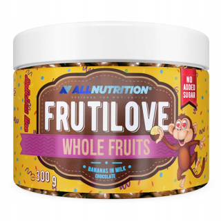 Allutrition Frutilove 300g banány v čokoláde