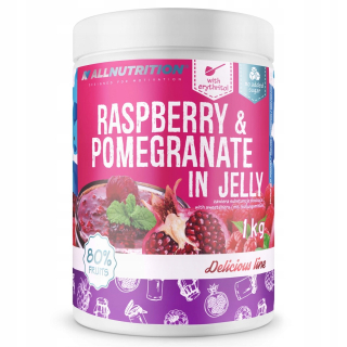 Allutrition Frużelina bez cukru Malina granátové jablko 1kg