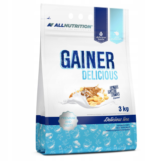 Gainer - Allutrition Gainer Delicious 3000 g Hmotnosť proteínu