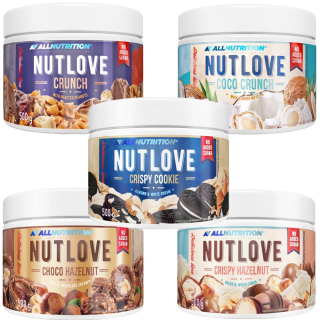 Allutrition Nutlove 5x500g krémy bez cukru