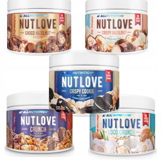 Allutrition Nutlove Všetky príchute 5x500g Set