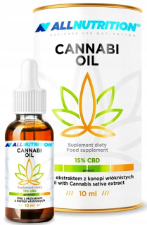 CBD - AllNutrition CBD konopný olej 15% 10ml Cannabi Oil