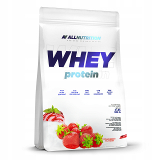 Proteín - ALLNUTRITION WHEY protein PROTEIN jahoda 900g