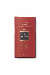 Amede Dark Chocolate Toscano Black 63% 50g