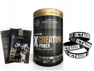 Kreatín - Aminopharm Creatín XPOWER400G TCM + ZMA Testosterón