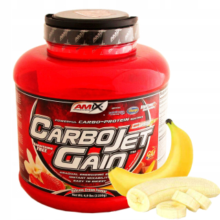 Gainer - AMIX CARBOJET Zisk 2250g Gainer Protein Pevnosť Hmotnosť