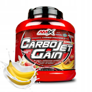 Gainer - AMIX CARBOJET GAIN GAINER 2250G Chuť: banán
