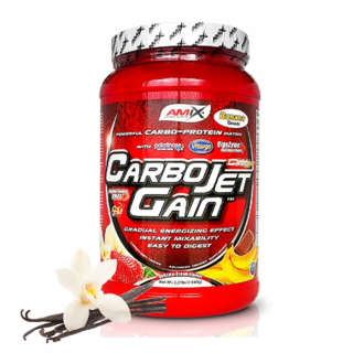 Gainer - AMIX CARBOJET GAINER GAINER MASA 1 KG vanilka