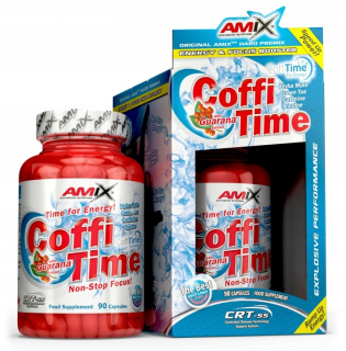 Spaľovač tuku - Amix TAKO TIME CAFEINE + GUARANA + YERBA 90CAPS