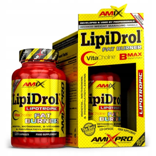 Spaľovač tuku - AMIX LIPIDROL 120 caps FAT BURNER BEZ KOFEÍNU