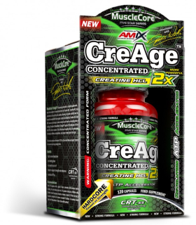Kreatín - AMIX MUSCLECORE CREAKGE 120 CAPS CHADNA HCL