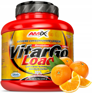 AMIX Vitargo Náklad Sacharidy Carbo 2 kg Oranžový