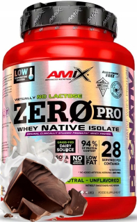 Proteín -  Amix Zero Pro Native 1KG čokoláda 90% WPI proteín