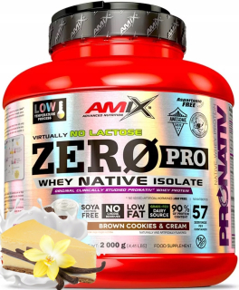 Proteín -  Amix Zero Pro Native Srvátka izolácia vanilka 90% 2KG