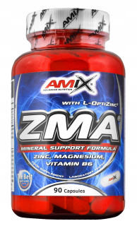 Testosterón - AMIX ZMA 90K MAGNÁLNA ZINKOVÝ VITAMINA B6 Regenerácia