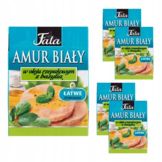 AMUR BIELY repkový olej s bazalkou 110g Wave x5