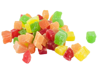 Ananás Candid Cube Mix Farby 1KG