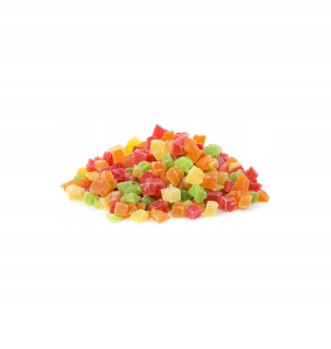 Sušené ovocie - Ananás Mix Color Cube 1000G Vysoká kvalita