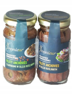 ANCHOA ANCHOVIES ANCHOIS SARDELE 2 x 95g SADA